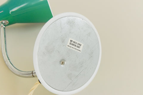 Vintage Small Green Gooseneck Desk Lamp by Searchlight