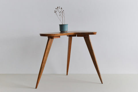 Vintage Small Oak Boomerang Coffee Table