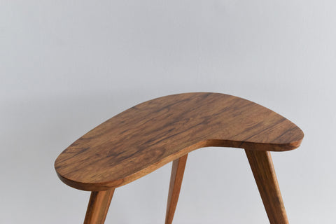 Vintage Small Oak Boomerang Coffee Table