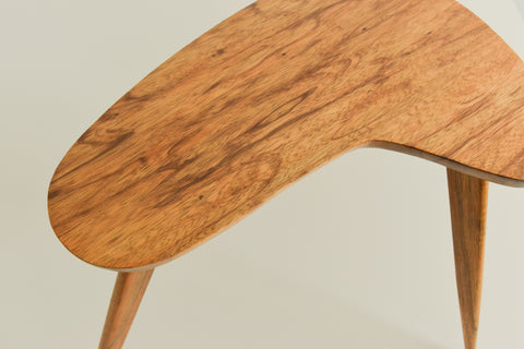 Vintage Small Oak Boomerang Coffee Table