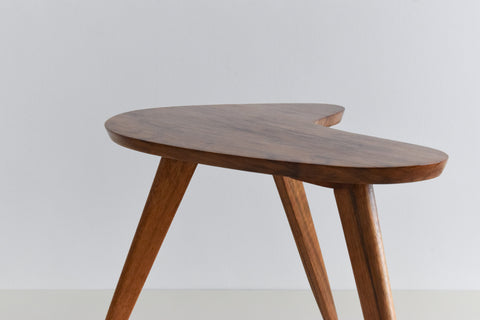 Vintage Small Oak Boomerang Coffee Table