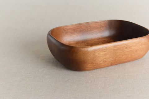 Vintage Small Mid-Century Wooden Bowl / Dish