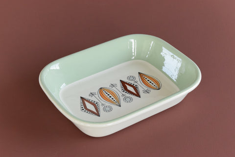 Vintage Small Serving Dish Kongo Pattern for Egersund Norway by Kåre Blokk Johansen