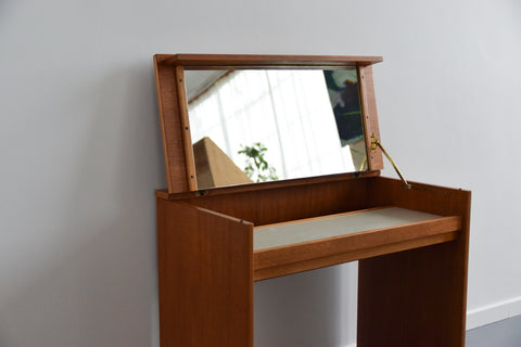 Vintage Small Stag Teak Dressing Table