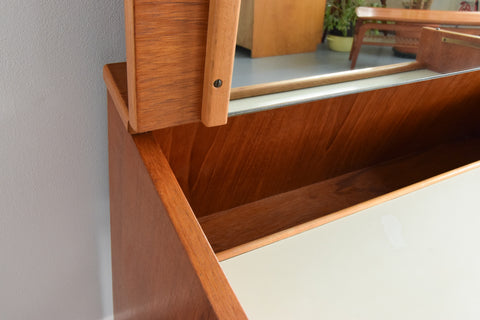 Vintage Small Stag Teak Dressing Table