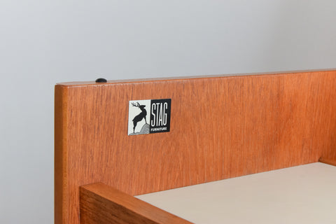 Vintage Small Stag Teak Dressing Table