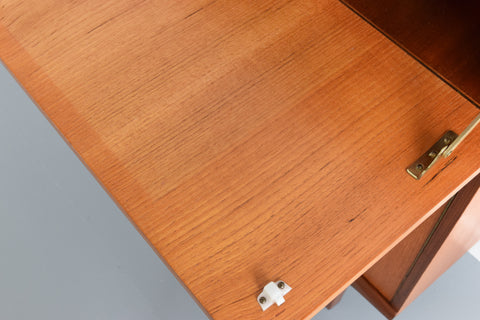 Vintage Small Teak Bureau / Cabinet