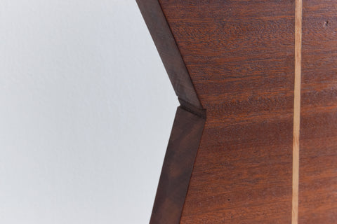 Vintage Small Sculptural Teak Table Lamp Base