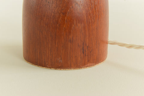 Vintage Small Teak Table Lamp Base