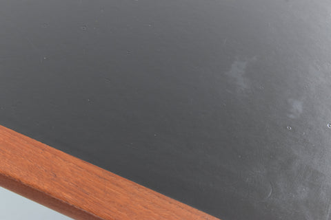 Vintage Small Teak and Vinyl Coffee / Side Table by Kurt Østervig for Jason Møbler