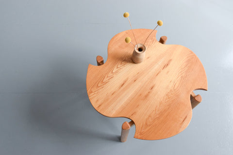 Vintage Small Wooden Coffee Table