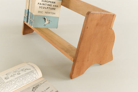 Vintage Wooden Handmade Book Rack / Stand