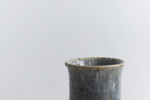 Vintage Studio Pottery Grey Glazed Vase by Youghal Pottery of Ireland