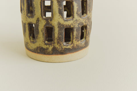Vintage Studio Pottery Pot / Tea Light Holder
