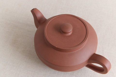 Vintage Studio Pottery Small Terracotta Japanese Style Tea Pot