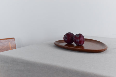 Vintage Swedish Teak Platter / Plate by Karl Holmberg