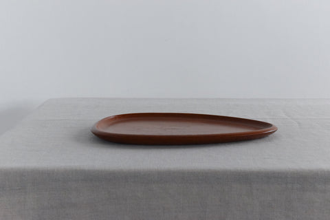 Vintage Swedish Teak Platter / Plate by Karl Holmberg