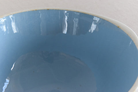 Vintage T.G. Green & Co Blue and White Easimix Mixing Bowl with Grip Stand