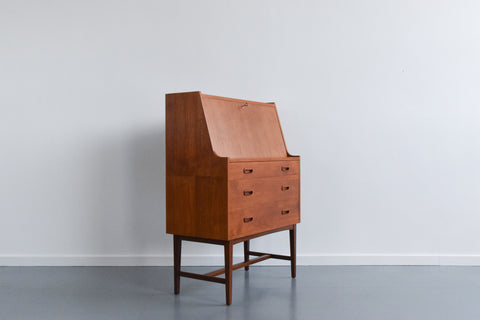 Vintage Teak Bureau / Cabinet with Drawers