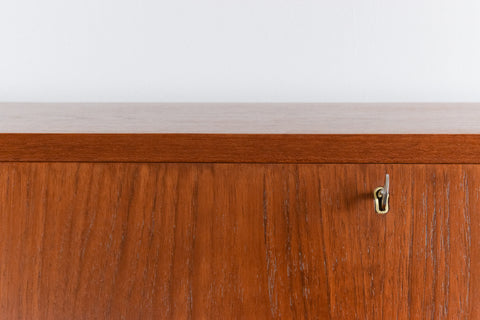 Vintage Teak Bureau / Cabinet with Drawers