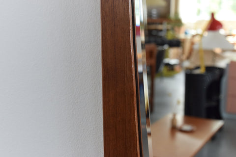 Vintage Danish Teak Mirror