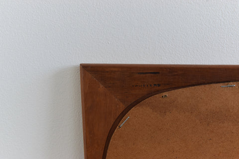 Vintage Danish Teak Mirror