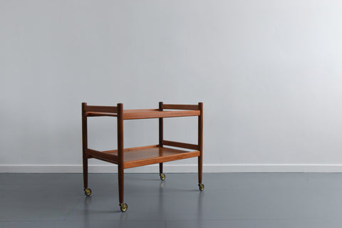 Vintage Teak Drinks Trolley