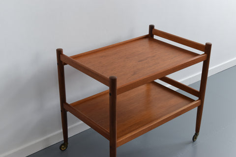 Vintage Teak Drinks Trolley