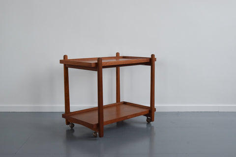 Vintage Teak Drinks Trolley / Bar Cart