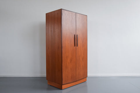 Vintage Teak Fresco Double Wardrobe by G Plan