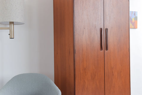 Vintage Teak Fresco Double Wardrobe by G Plan