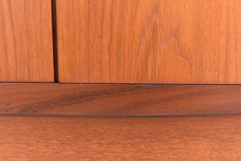 Vintage Double Teak Fresco Gentleman's Wardrobe by G Plan