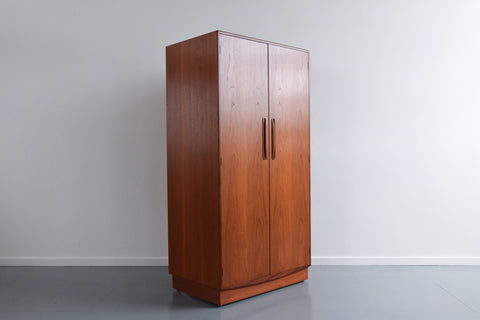 Vintage Double Teak Fresco Gentleman's Wardrobe by G Plan