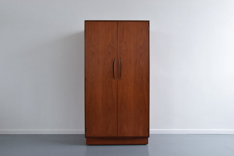 Vintage Double Teak Fresco Gentleman's Wardrobe by G Plan