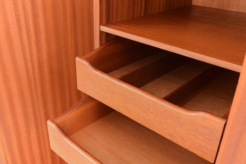 Vintage Double Teak Fresco Gentleman's Wardrobe by G Plan