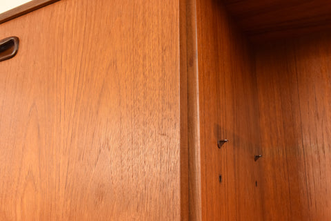 Vintage Teak Fresco Tall Sideboard / Drinks Cabinet