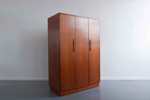 Vintage Triple Teak Fresco Wardrobe by G Plan
