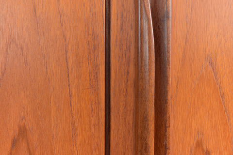Vintage Triple Teak Fresco Wardrobe by G Plan