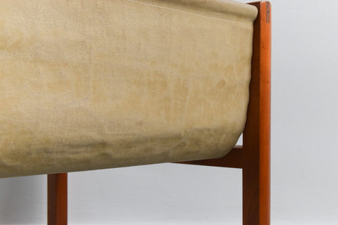 Vintage Teak Coffee Table with Magazine Rack by McIntosh