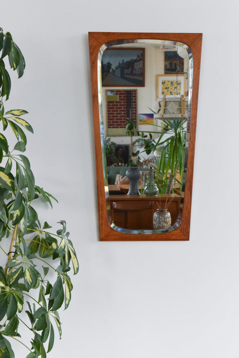 Vintage Danish Teak Mirror