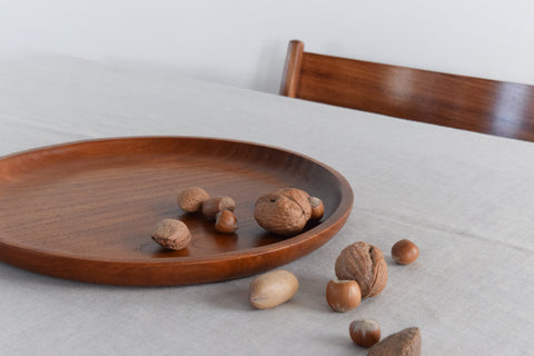 Vintage Teak Platter / Plate