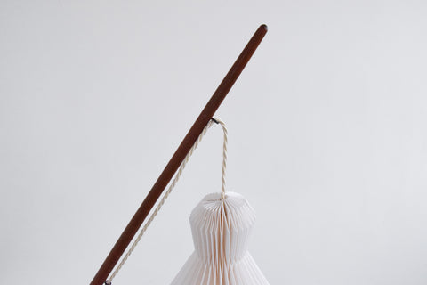 Rare Vintage Danish 1950s Fishing Rod Standing Lamp by Sven Aage Holm Sørensen for Holm Sørensen