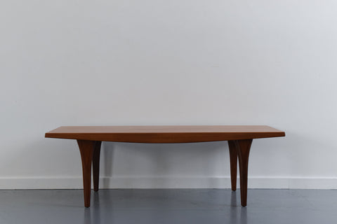 Vintage Teak and Walnut Coffee Table