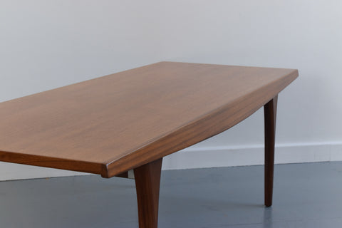 Vintage Teak and Walnut Coffee Table