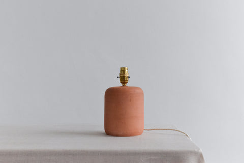 Vintage Terracotta Table Lamp Base