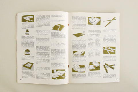 Vintage The Beginner's Guide to Art Materials Book by Dixi Hall