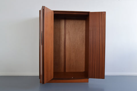 Vintage Triple Teak Fresco Wardrobe by G Plan