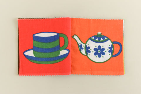 Vintage Galt Toys Fabric Rag Book Designed by Felicity Lewis