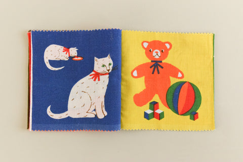 Vintage Galt Toys Fabric Rag Book Designed by Felicity Lewis