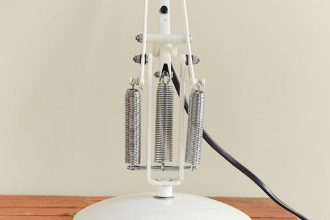 Vintage White Anglepoise Apex 90 Lamp by Herbert Terry & Sons